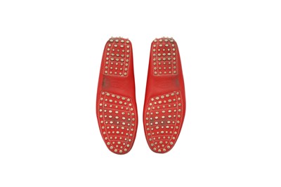 Lot 27 - Tods Men's Red Driving Loafer - Size 8.5