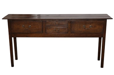 Lot 125 - A GEORGIAN-INSPIRED DRESSER BASE/SIDEBOARD, CONTEMPORARY