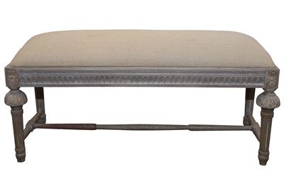Lot 146 - A FRENCH 19TH CENTURY-STYLE FOOTSTOOL
