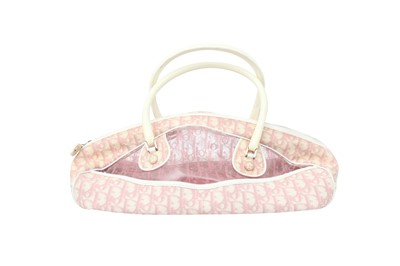Lot 40 - Christian Dior Pink Monogram PVC Trotter Bowler Bag