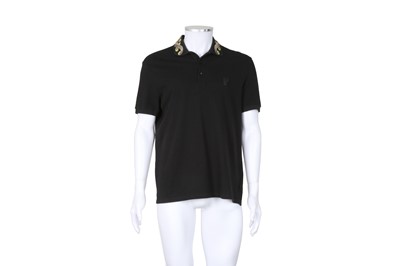 Lot 550 - Versace Collection Men's Black Polo Shirt - Size XL