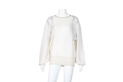 Lot 511 - Christian Dior White Rabbit Embroidered Jumper