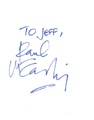 Lot 692 - McCartney (Paul)