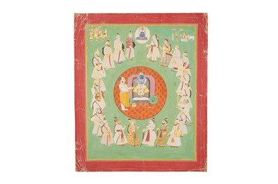 Lot 281 - A SHRI NATH JI PUJA SCENE
