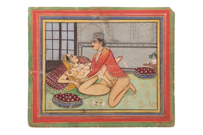 Lot 597 - AN EROTIC SCENE