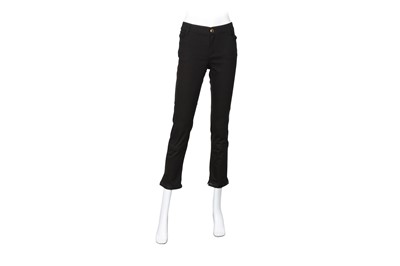 Lot 546 - Louis Black Monogram Trouser - Size 40