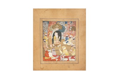 Lot 610 - KING SOLOMON AND HIS COURT GATHERING IN THE WILDERNESS