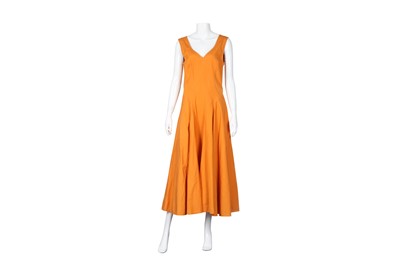 Lot 225 - Kenzo Burnt Orange Sleeveless Sundress - Size 42