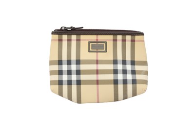 Lot 300 - Burberry Brown Nova Check Small Pochette