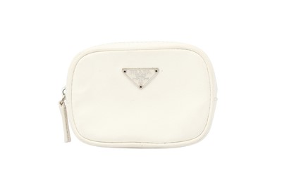 Lot 515 - Prada White Saffiano Coin Purse