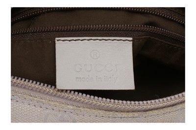 Lot 90 - Gucci Lilac GG Monogram Shoulder Bag