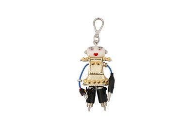 Lot 459 - Prada Gold Nancy Robot Key Trick Keychain