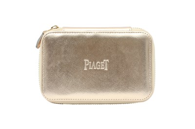 Lot 386 - Piaget Gold Small Travel Jewellery Case