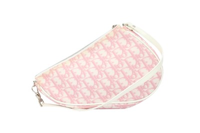Lot 42 - Christian Dior Pink Diorissimo Saddle Bag