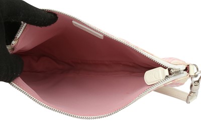 Lot 42 - Christian Dior Pink Diorissimo Saddle Bag