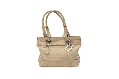 Lot 383 - Christian Dior Champagne Gold Lady Dior Tote