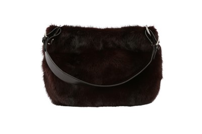 Lot 73 - Gucci Burgundy Mink Shoulder Bag