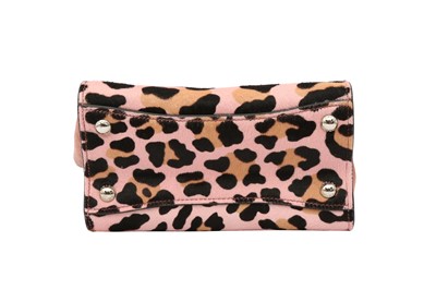Lot 43 - Prada Pink Leopard Print Mini Tote