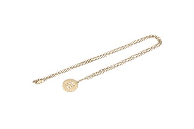 Lot 414 - Fendi FF Logo Pendant Necklace