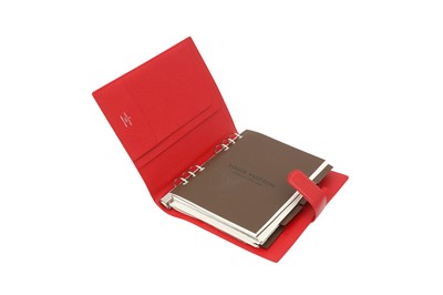 Lot 17 - Louis Vuttion Red Epi Agenda GM