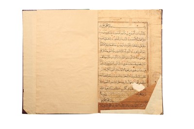Lot 656 - A COLLECTION OF FIVE INCOMPLETE QUR'ANS