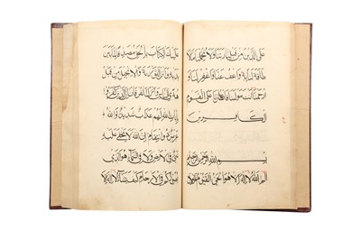 Lot 656 - A COLLECTION OF FIVE INCOMPLETE QUR'ANS