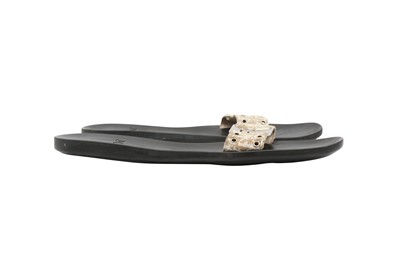 Lot 318 - Christian Dior Beige Monogram Logo Slides - Size 39