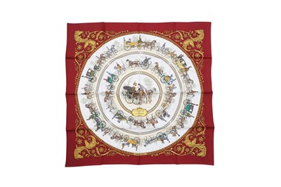 Lot 75 - Hermes 'La Promenade De Longchamps' Silk Print Scarf