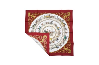 Lot 75 - Hermes 'La Promenade De Longchamps' Silk Print Scarf