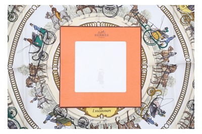 Lot 75 - Hermes 'La Promenade De Longchamps' Silk Print Scarf