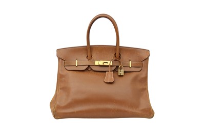 Lot 349 - Hermes Gold Courchevel Birkin 35