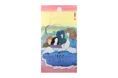 Lot 120 - CHEN FUSHAN (Luis Chan, 1905 – 1995). Figures.