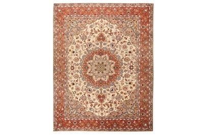 Lot 69 - A VERY FINE PART SILK TABRIZ RUG, NORTH-WEST PERSIA