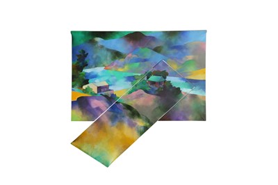 Lot 132a - UNKNOWN ARTIST. Landscape.