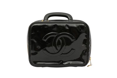 Lot 428 - Chanel Black CC Logo Vanity Case