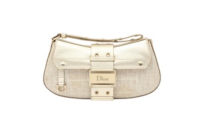 Lot 385 - Christian Dior Gold Monogram Street Chic Columbus Mini Clutch