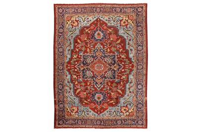 Lot 14 - A FINE HERIZ CARPET, NORTH-WEST PERSIA