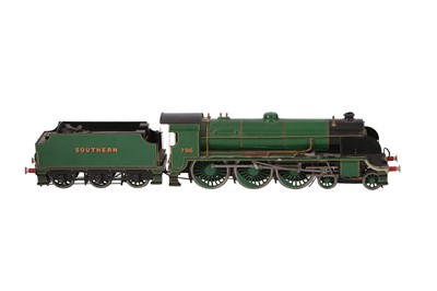 Lot 155 - AN O GAUGE SOUTHERN 796 KING ARTHUR CLASS 4-6-0 TANK LOCOMOTIVE IN SR GREEN