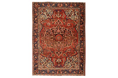 Lot 64 - A FINE BAKHTIARI RUG, WEST PERSIA