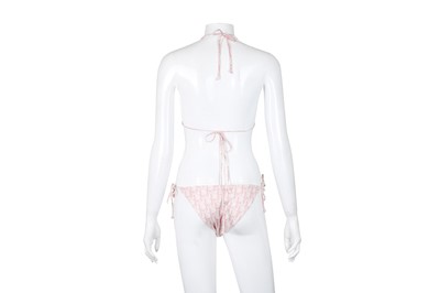 Lot 41 - Christian Dior Pink Oblique Bikini Set - Size S