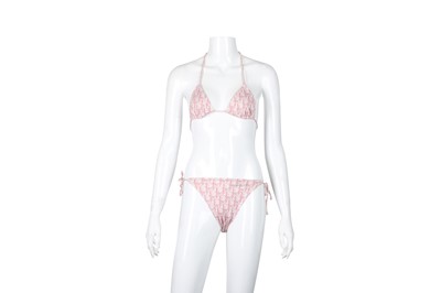 Lot 41 - Christian Dior Pink Oblique Bikini Set - Size S