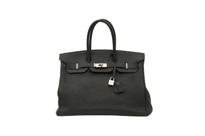 Lot 610 - Hermes Black Clemence Birkin 35