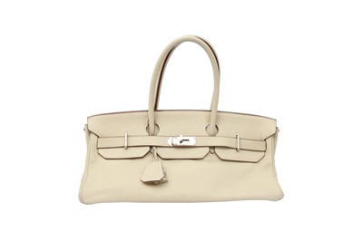Lot 364 - Hermes Parchment Clemence JPG Birkin 42
