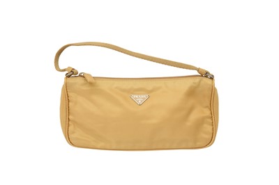 Lot 209 - Prada Mustard Nylon Pochette Bag