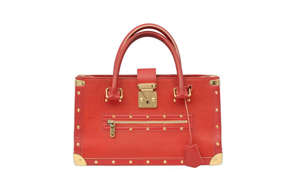 Lot 7 - Louis Vuitton Red Suhali Le Fabuleux Bag