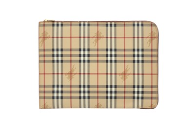Lot 299 - Burberry Beige Nova Check Document Holder