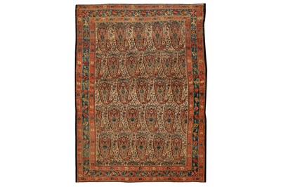 Lot 84 - A FINE ANTIQUE SENNEH RUG, WEST PERSIA