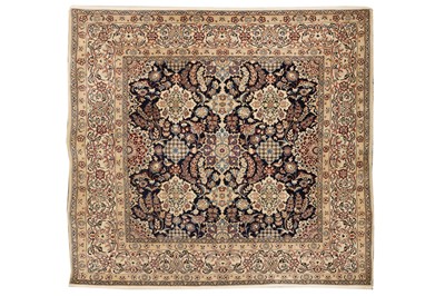 Lot 85 - AN EXTREMELY  FINE PART SILK NAIN RUG, CENTRAL PERSIA