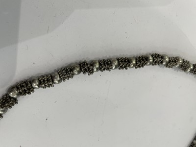 Lot 829 - A LARGE GROUP OF TIBETAN JEWELLERY AND METALWORK.