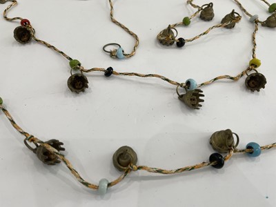 Lot 829 - A LARGE GROUP OF TIBETAN JEWELLERY AND METALWORK.